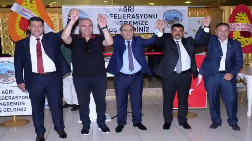 Ağrı Konfederasyonu Mustafa Acar'ı Yeniden Genel Başkan Seçti