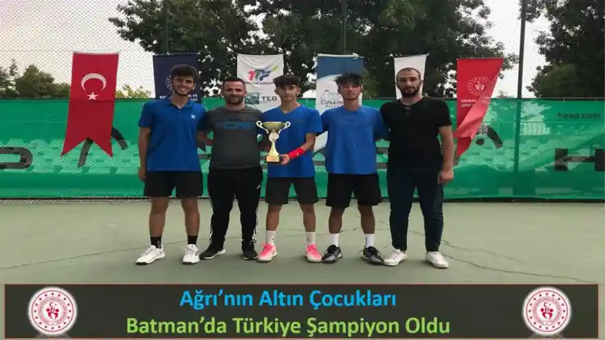 Ağrı’nın Altın Çocukları Batman’da Şampiyon Oldu