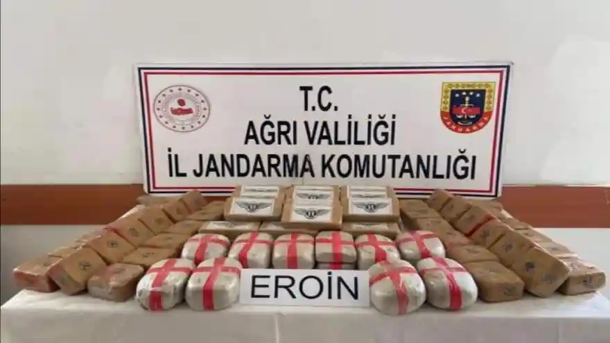 Doğubayazıt'ta 50 Kilogram Eroin Ele Geçirildi