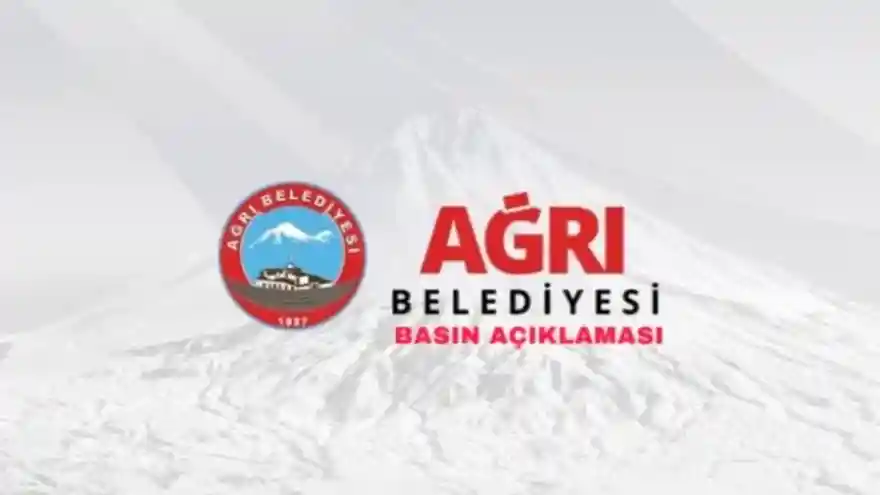 Ağrı Belediyesi Basın Açıklaması Yaptı 