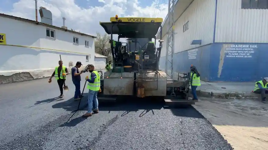 Sanayi Sitesi Asfaltlanıyor
