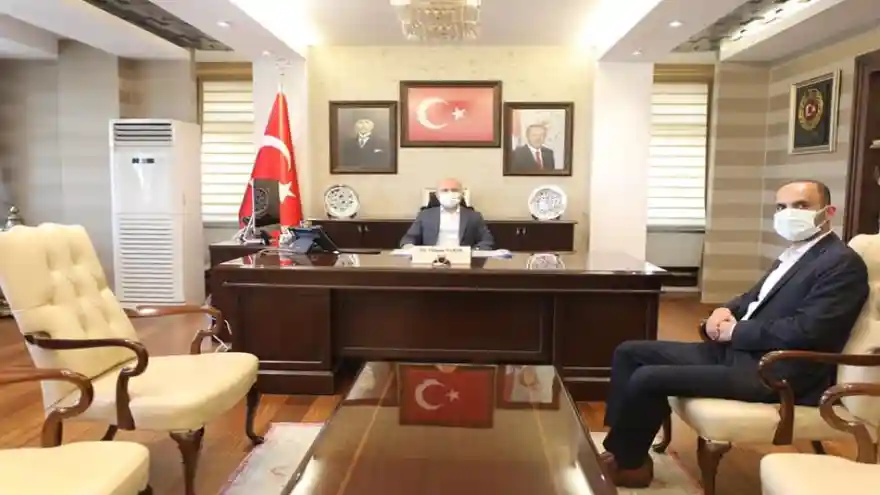 Kenan Alkan Vali Varol'u Ziyaret Etti