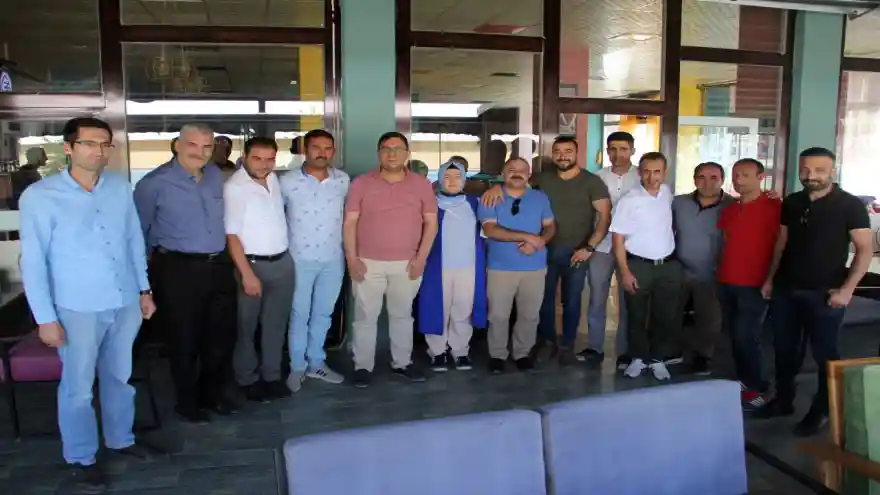 Ağrı Yurt-Ay Der'den Taşlıçay Kaymakamı Ersöz için veda yemeği