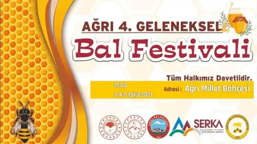 Ağrı 4. Geleneksel Bal Festivali Başlıyor