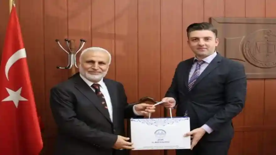 İL MÜFTÜSÜNDEN AĞIR CEZA MAHKEMESİ BAŞKANINA ZİYARET