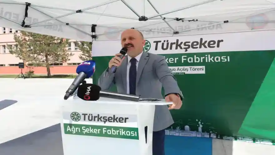 Ağrı Şeker Fabrikasının 2021-2022 Yılı Pancar Alım Kampanyası Başladı
