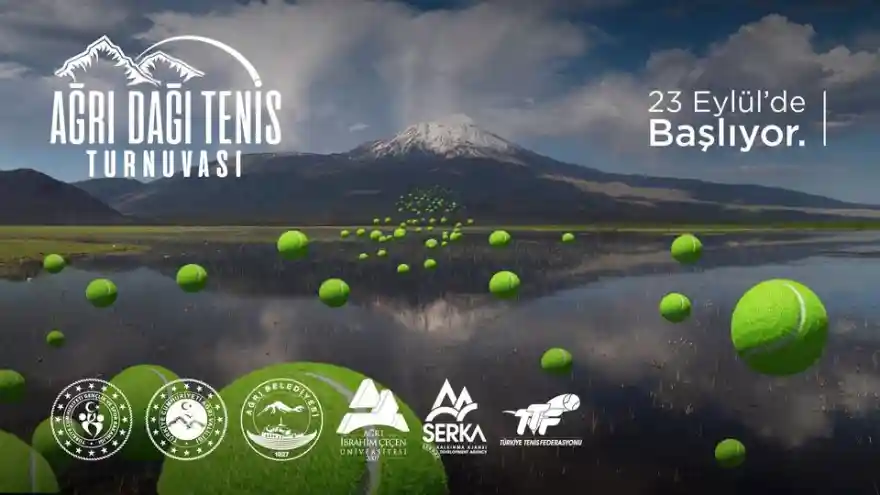 Ağrı Dağı Temalı 'Ulusal Tenis Turnuvası' Başlıyor