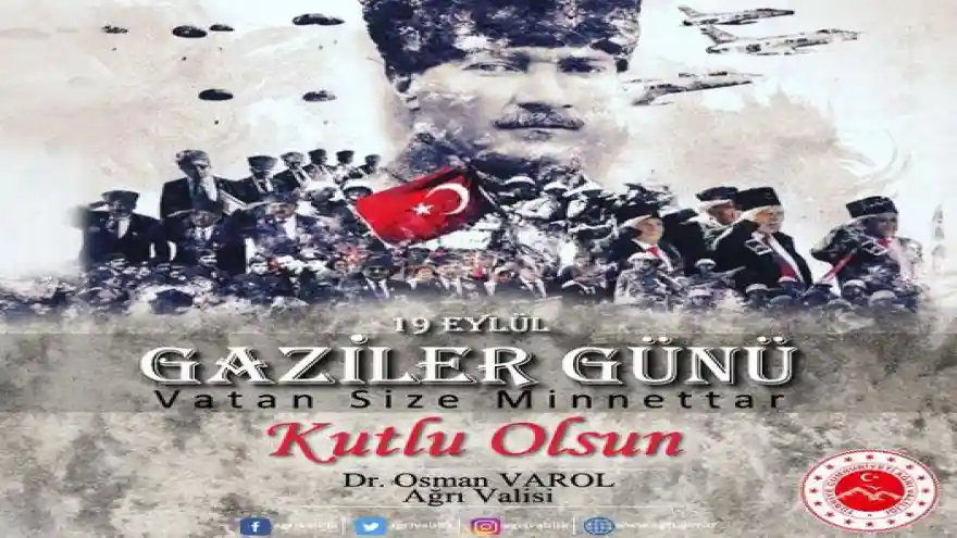 Vali Varol'un Gaziler Günü Mesajı