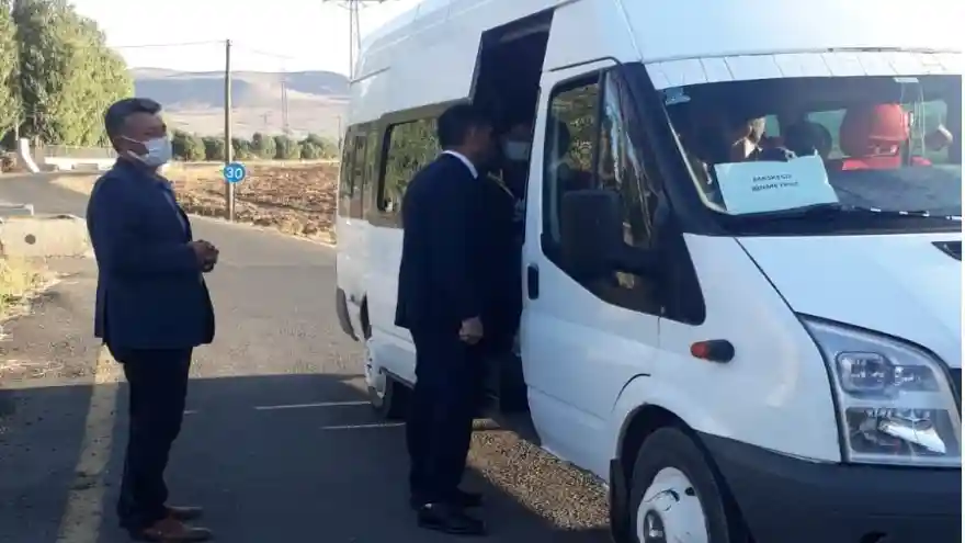 Ağrı'da Taşımalı Eğitim Servis Araçları Denetlendi