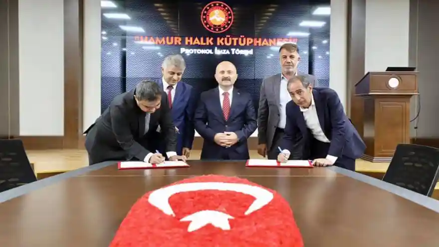 Diyadin, Tutak ve Hamur'da Yapılacak Olan Kütüphaneler İçin İmzalar Atıldı