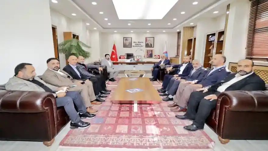 HÜDAPAR GENEL BAŞKANI, BAŞKAN SAYAN’I ZİYARET ETTİ