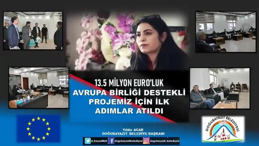 13,5 Milyon EURO'luk Projenin İlk Adımı Atıldı