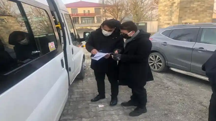 Hamur'da Öğrenci Servisleri Denetlendi