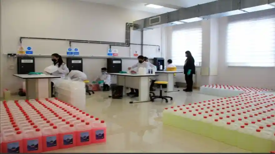 MESLEK LİSESİ ÖĞRENCİLERİ AĞRI DAĞI MARKASIYLA HİJYEN MALZEMESİ ÜRETİYOR