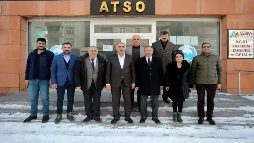 Rektör Prof. Dr. KARABULUT, ATSO Başkanı ALPARSLAN’ı Ziyaret Etti