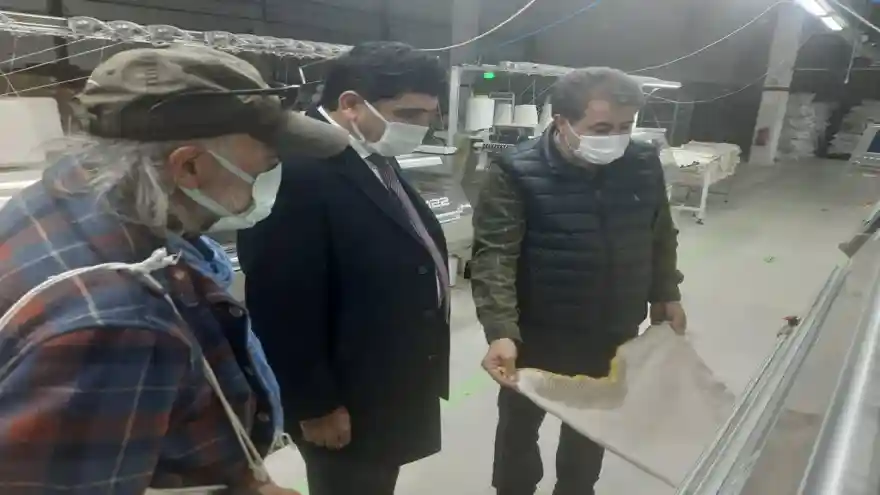  Rektör Alma, CE&CE Triko Tekstil Fabrikasını Ziyaret Etti