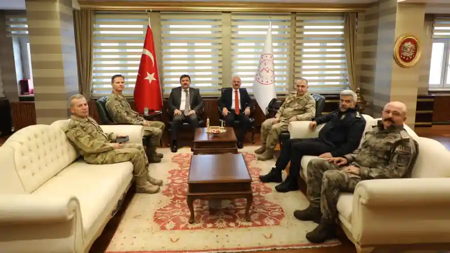 Jandarma Genel Komutan Yardımcısı Korgeneral Halis Zafer Koç’tan Vali Varol’a Ziyaret