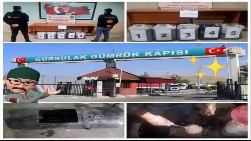 Gürbulak'ta 1 Ton 18 Kilogram Metamfetamin Ele Geçirildi