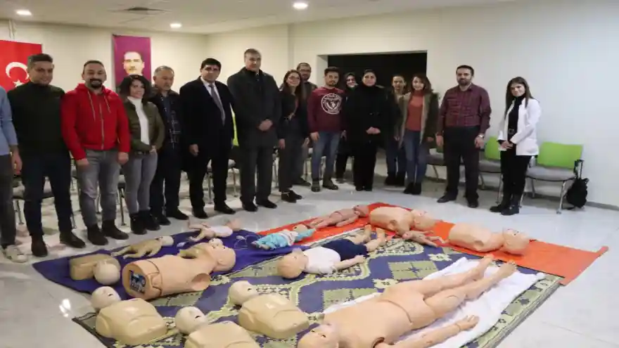 Bölgenin İlk ve Tek Olan İlk Yardım Eğitim Merkezinde Kurslar Devam Ediyor