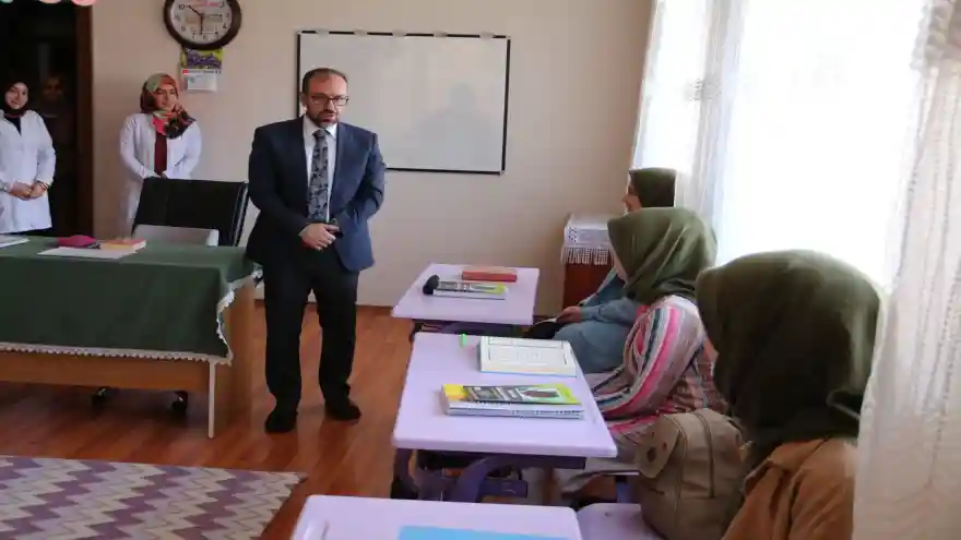 Müftü Büyük’ten Kur’an Kursuna Ziyaret