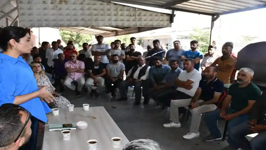 BAŞKAN ACAR SANAYİ ESNAFI İLE GÖRÜŞTÜ