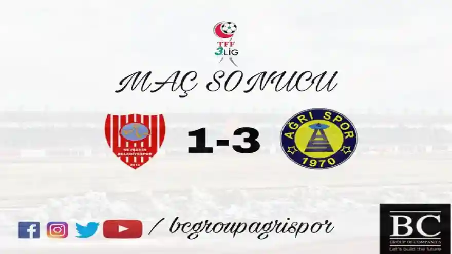 BC Group Ağrı 1970 Spor 3-1 Galip