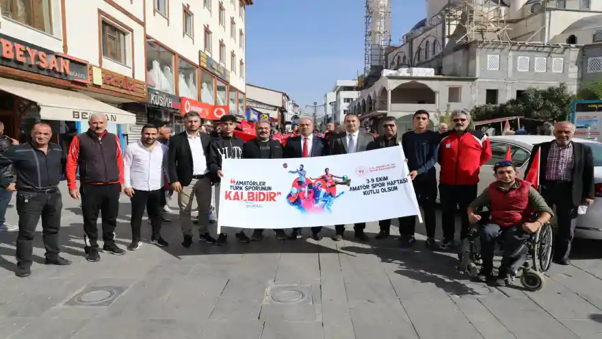 Ağrı’da “Amatör Spor Haftası” Kortej Yürüyüşü ile Başladı