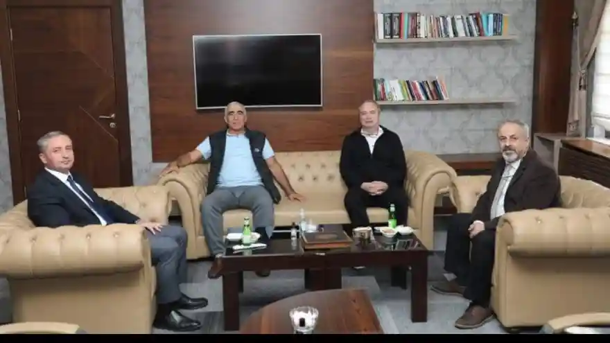 AİÇÜ Rektör Yardımcısı Şimşek'ten Milli Eğitim Müdürü Kökrek'e Ziyaret​