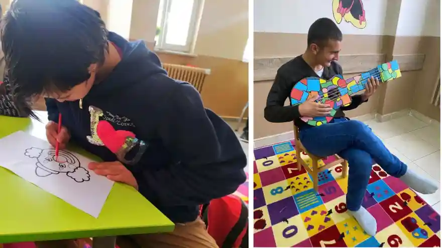 AĞRI'DA ÖZEL ÇOCUKLAR MAHARETLİ ELLER PROJESİ