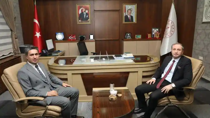 KOSGEB MÜDÜRÜ TAŞKIN'DAN, MİLLİ EĞİTİM MÜDÜRÜ KÖKREK'E ZİYARET