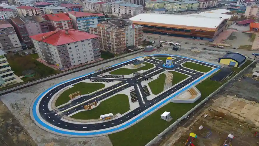 Ağrı'da Çocuk Trafik Eğitim Parkı Tamamlandı
