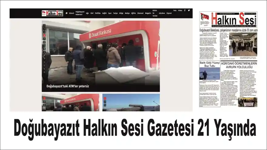 Doğubayazıt Halkın Sesi Gazetesi 21 yaşında