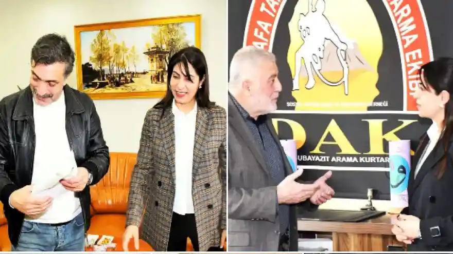 Başkan Acar, Yardımseverlere Plaket Taktim Etti