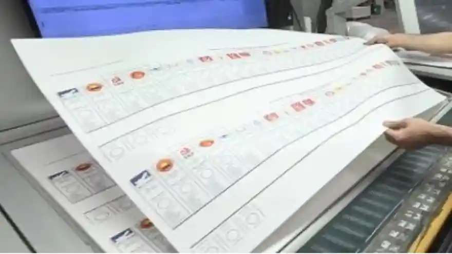 Oy pusulalarının basımı tamamlandı