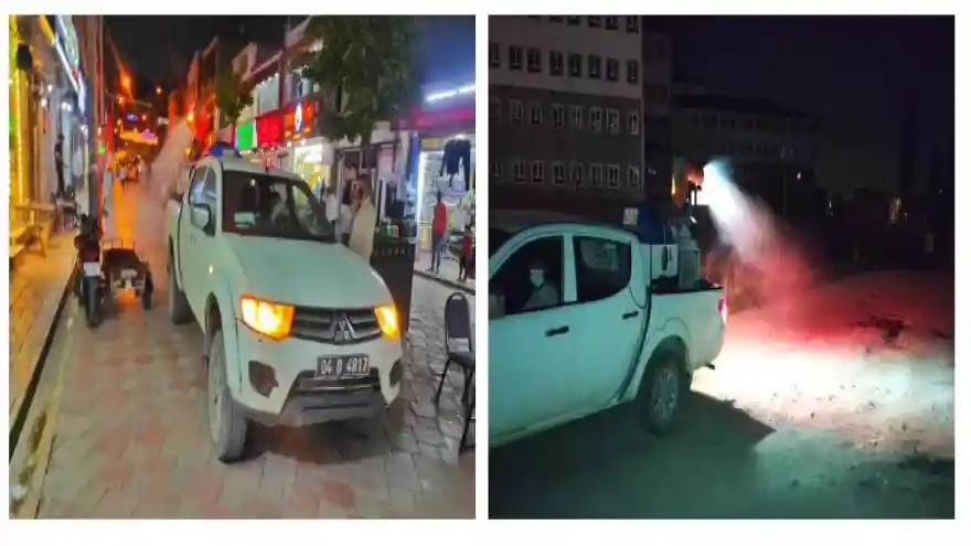 Doğubayazıt Belediyesi ilaçlama çalışması başlattı