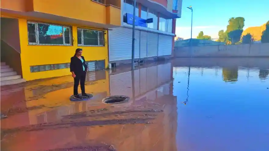 Doğubayazıt’ta sel meydana geldi