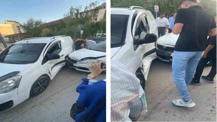 Doğubayazıt'ta Maddi Hasarlı Kaza oldu