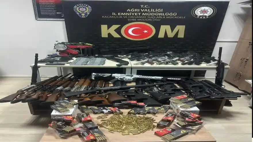 Ağrı’da ruhsatsız silah operasyonu: 2 gözaltı