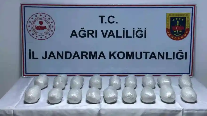 Ağrı’da metanfetamin yakalandı