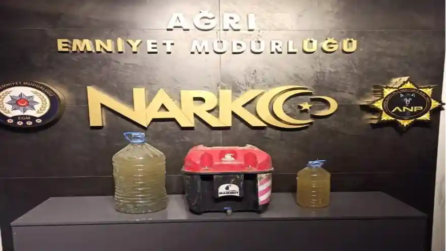 Ağrı’da 24 kilo metamfetamin ele geçirildi