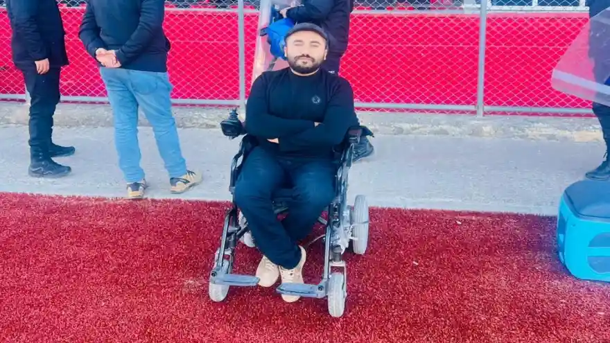 Mehmet Tütenk, 3 Aralık Engelliler Günü'nde Sahada!