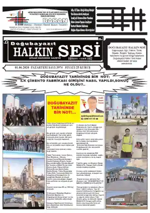 01.06.2020 tarihli gazete