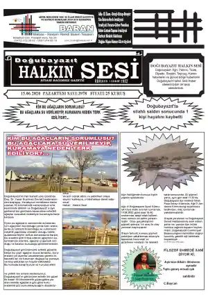 15.06.2020 TARİHLİ GAZETE