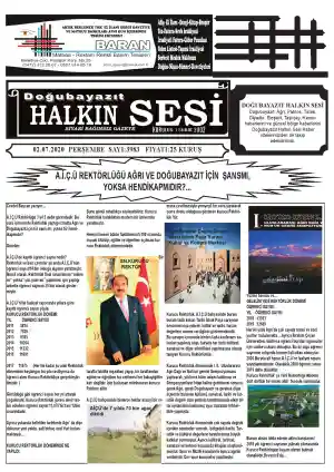 02.07.2020 TARİHLİ GAZETE