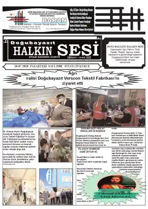 20.07.2020 TARİHLİ GAZETE